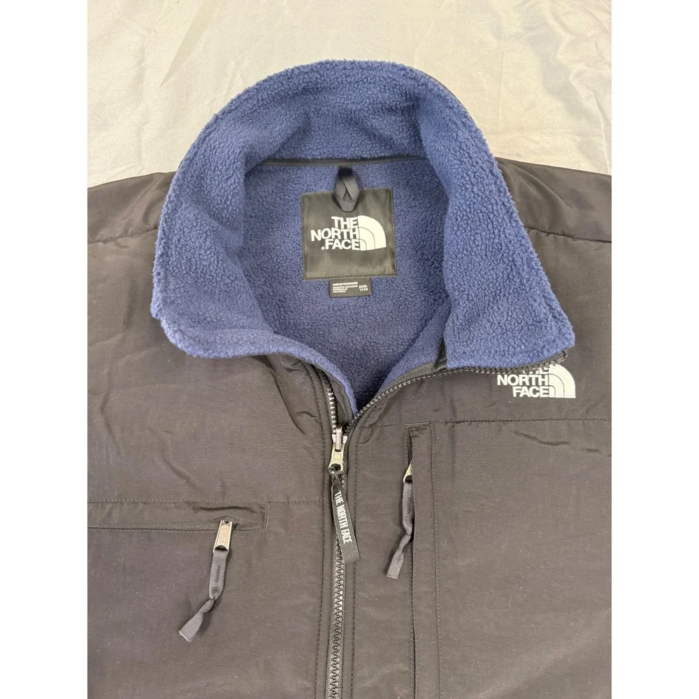 The North Face Retro Denali Jacket Mens 3XL Summit Navy Black Fleece NF0A88XH92A